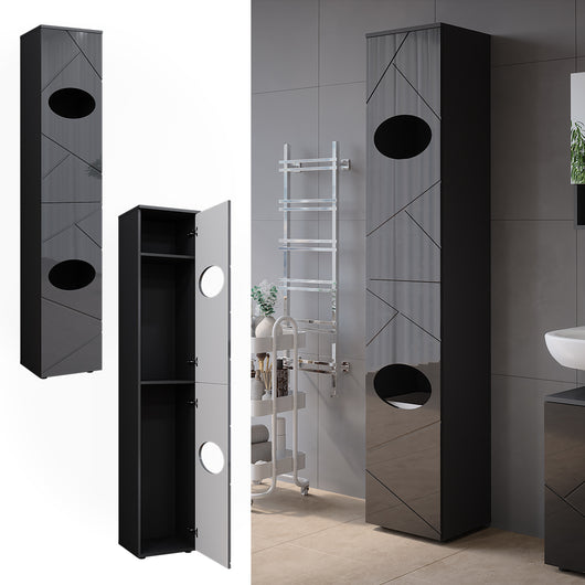 Vicco Armadio per la biancheria Antracite 32 x 192 cm