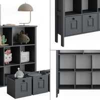Vitalispa Libreria bambini Grigio 103.6 x 113.4 cm
