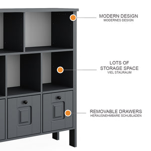 Vitalispa Libreria bambini Grigio 103.6 x 113.4 cm