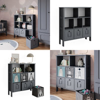 Vitalispa Libreria bambini Grigio 103.6 x 113.4 cm