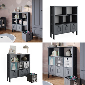 Vitalispa Libreria bambini Grigio 103.6 x 113.4 cm