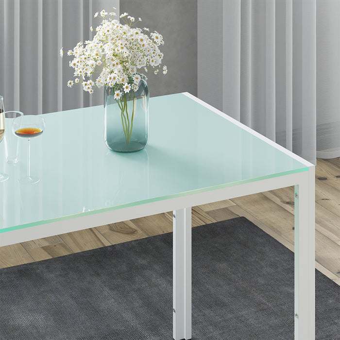 Vicco Tavolo da pranzo Bianco 120 x 75 cm