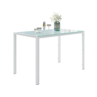 Vicco Tavolo da pranzo Bianco 120 x 75 cm