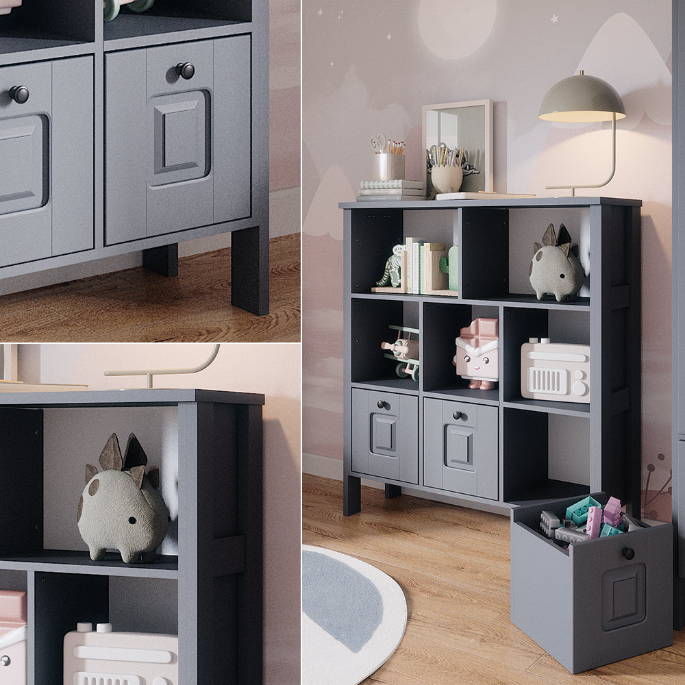 Vitalispa Libreria bambini Grigio 103.6 x 113.4 cm