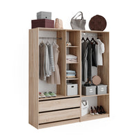 Vicco Armadio Sonoma 100 x 200 cm Set di 2