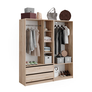 Vicco Armadio Sonoma 100 x 200 cm Set di 2