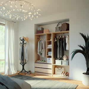 Vicco Armadio Sonoma 100 x 200 cm Set di 2