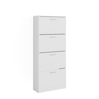 Vicco Scarpiera Bianco 59 x 137 cm con 4 scomparti