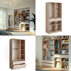 Vicco Armadio Sonoma 100 x 200 cm Set di 2