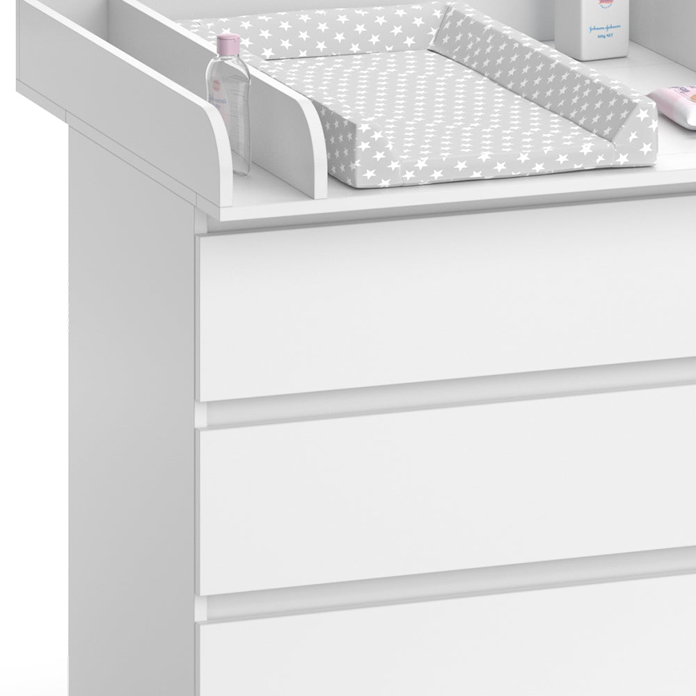 Vicco Fasciatoio Bianco 80 x 85.4 cm con 3 cassetti