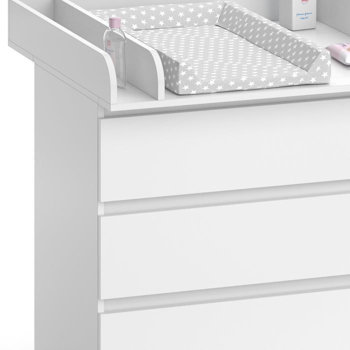 Vicco Fasciatoio Bianco 80 x 85.4 cm con 3 cassetti