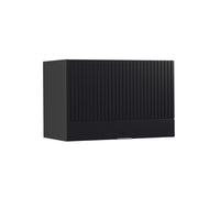 Vicco Pensile da cucina Nero a righe 60 cm Piatto