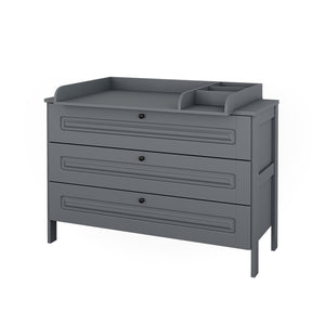 Vitalispa Fasciatoio Grigio 133 x 98.4 cm con 3 cassetti