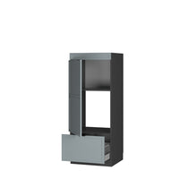 Vicco Set mobili bagno Blu-grigio chiaro 60 cm