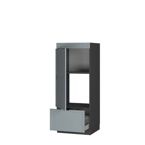 Vicco Set mobili bagno Blu-grigio chiaro 60 cm