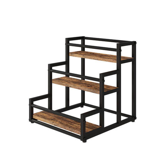 Vicco Scaffale da cucina Rovere rustico 33 x 34 cm con 3 scomparti aperti