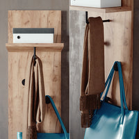 Vicco Appendiabiti a parete Quercia dorata 36 x 135 cm