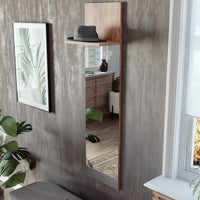 Vicco Appendiabiti da parete Quercia dorata 36 x 135 cm con specchio