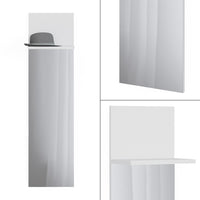 Vicco Appendiabiti da parete Bianco 36 x 135 cm con specchio