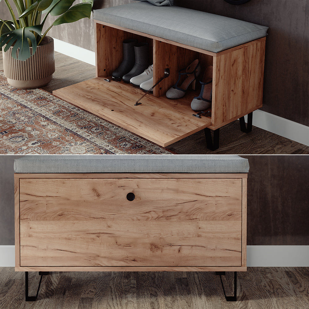 Vicco Sedile a panca Quercia dorata 80 x 46 cm