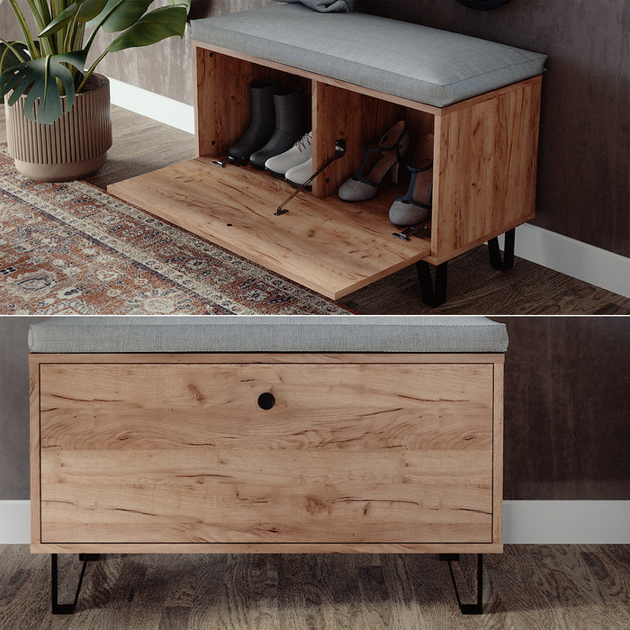 Vicco Sedile a panca Quercia dorata 80 x 46 cm