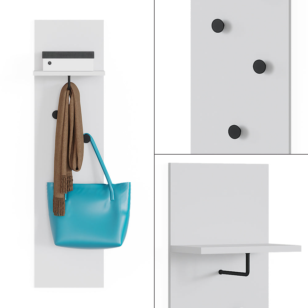 Vicco Appendiabiti da parete Bianco 36 x 135 cm