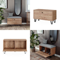 Vicco Sedile a panca Quercia dorata 80 x 46 cm