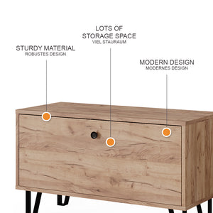 Vicco Sedile a panca Quercia dorata 80 x 46 cm