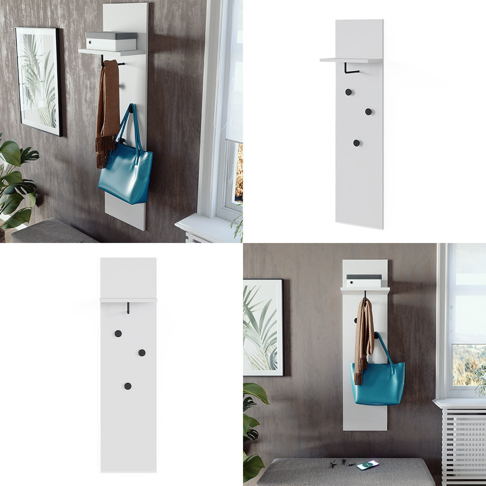 Vicco Appendiabiti da parete Bianco 36 x 135 cm