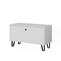 Vicco Panca per scarpe Bianco 80 x 46 cm