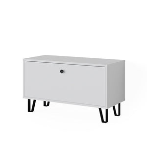 Vicco Panca per scarpe Bianco 80 x 46 cm