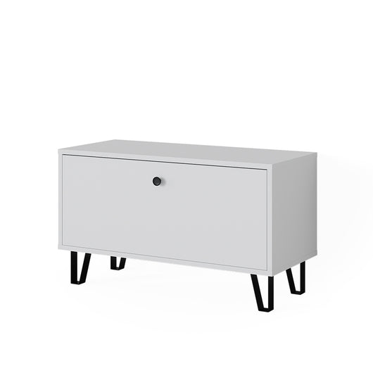 Vicco Panca per scarpe Bianco 80 x 46 cm