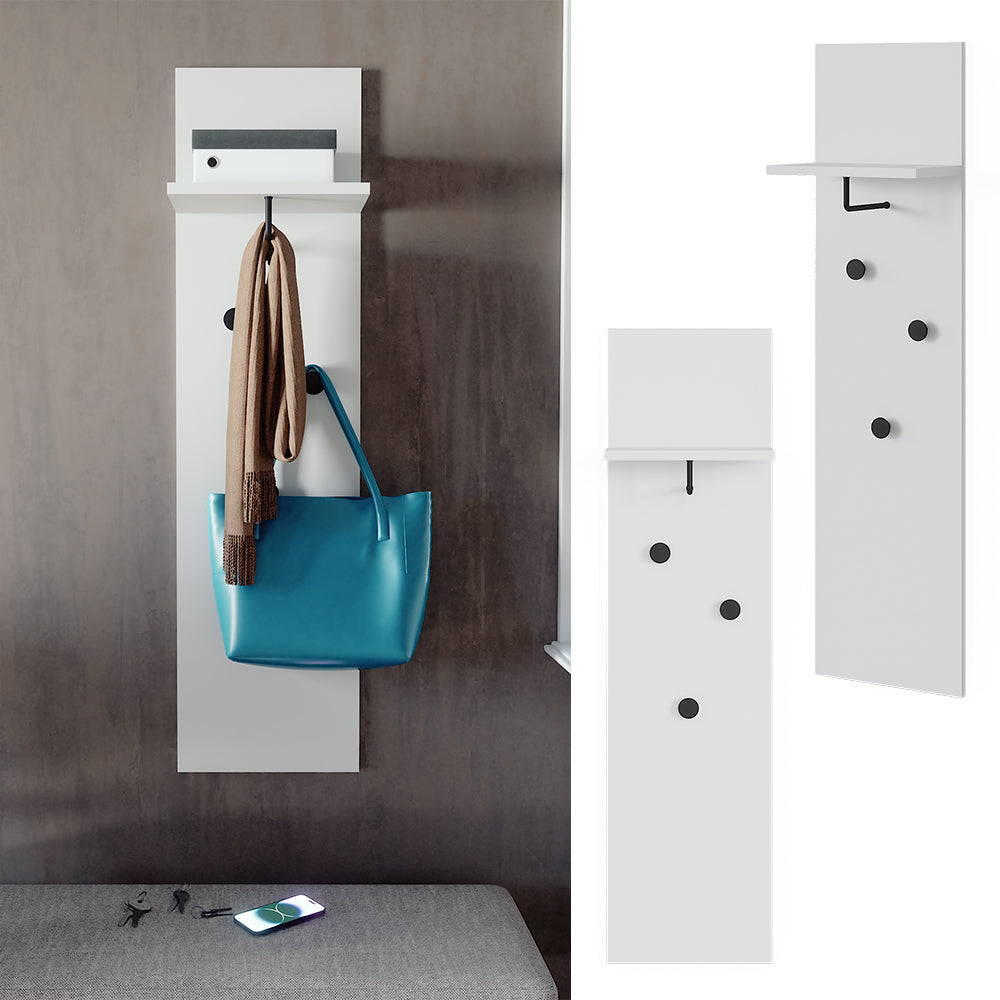 Vicco Appendiabiti da parete Bianco 36 x 135 cm