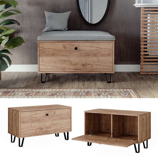 Vicco Sedile a panca Quercia dorata 80 x 46 cm