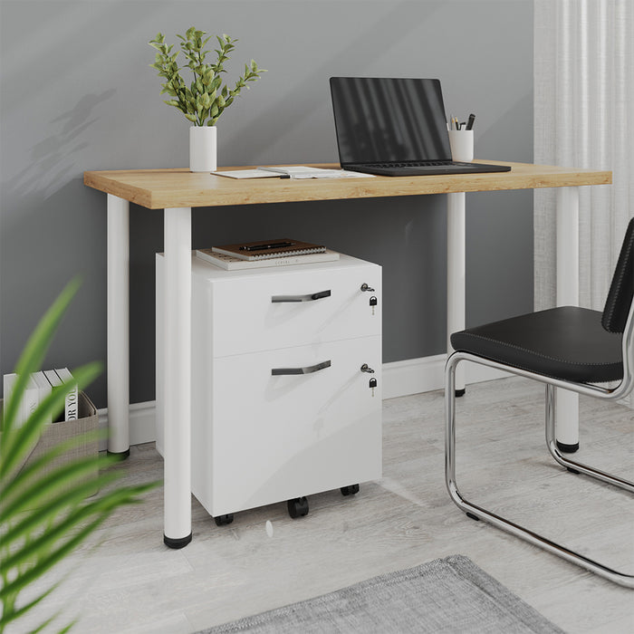 Vicco Piedistallo mobile Bianco 40 x 53 cm Bloccabile