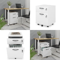 Vicco Piedistallo mobile Bianco 40 x 53 cm Bloccabile