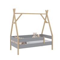 Vitalispa Letto Tipi Grigio 80x160 cm con materasso