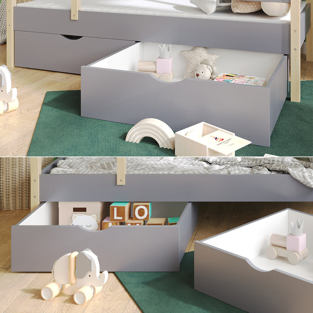 Vitalispa Cassetto estraibile Grigio 78 x 61.8 cm Set di 2