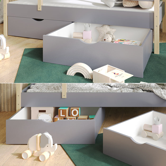 Vitalispa Cassetto estraibile Grigio 78 x 61.8 cm Set di 2