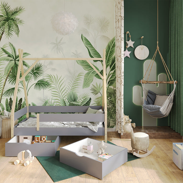 Vitalispa Cassetto estraibile Grigio 78 x 61.8 cm Set di 2