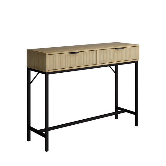 Vicco Scrivania Rovere 100 x 30 cm con 2 cassetti