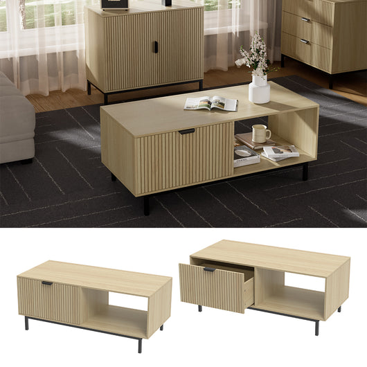 Vicco Tavolino Rovere 110 x 50 cm