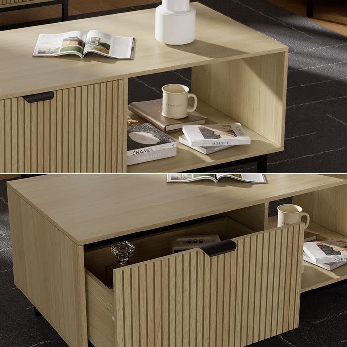 Vicco Tavolino Rovere 110 x 50 cm