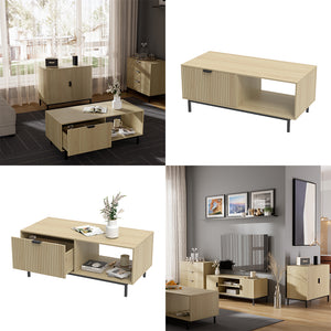 Vicco Tavolino Rovere 110 x 50 cm