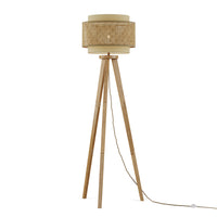 Vicco Lampada da terra Rattan/crema 45 x 142 cm