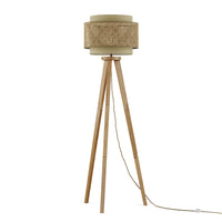 Vicco Lampada da terra Rattan/crema 45 x 142 cm