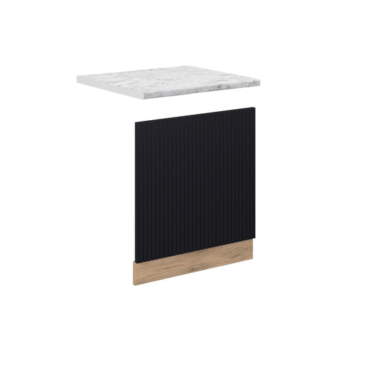 Vicco Pannello frontale Nero a righe 60 cm , PL Marmo