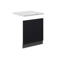 Vicco Pannello frontale Nero a righe 60 cm , PL Marmo