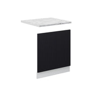 Vicco Pannello frontale Nero a righe 60 cm , PL Marmo