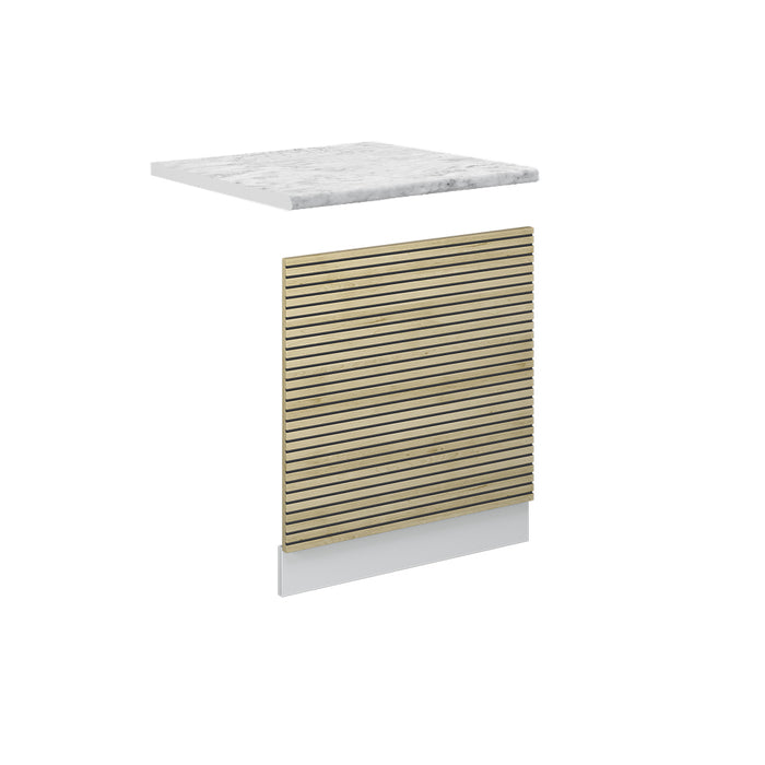 Vicco Pannello frontale Pannello in quercia 60 cm , PL Marmo